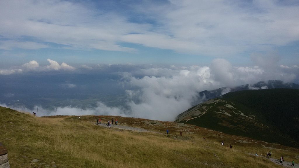 sněžka, mountains, krkonoše mountains, countries, country, nature, mountain, tourism
